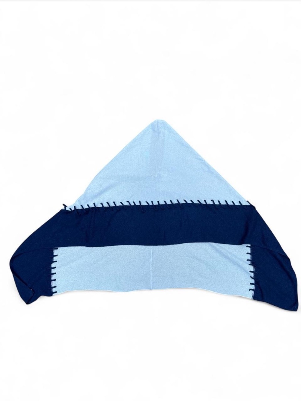 J. McLaughlin Men’s Light Blue Cashmere Sweater Poncho Scarf